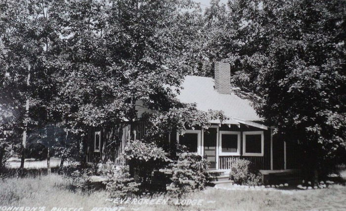 Johnsons Rustic Dance Palace (Johnsons Rustic Resort, Krauses Hotel) - Vintage Postcard